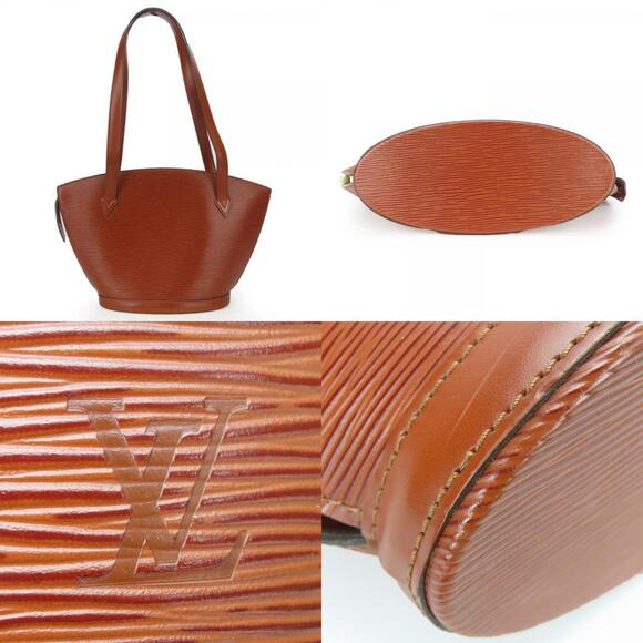 LOUIS VUITTON Brown Leather Tote Bag - Picture 3 of 11